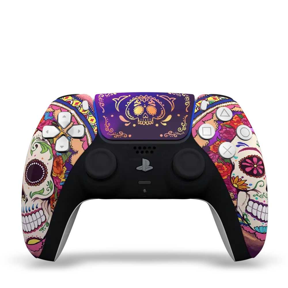 MightySkins Skin compatible avec manette Sony PS4 - Tête de mort bio MightySkins Skin compatible avec manette Sony PS4 - Tête de mort bio