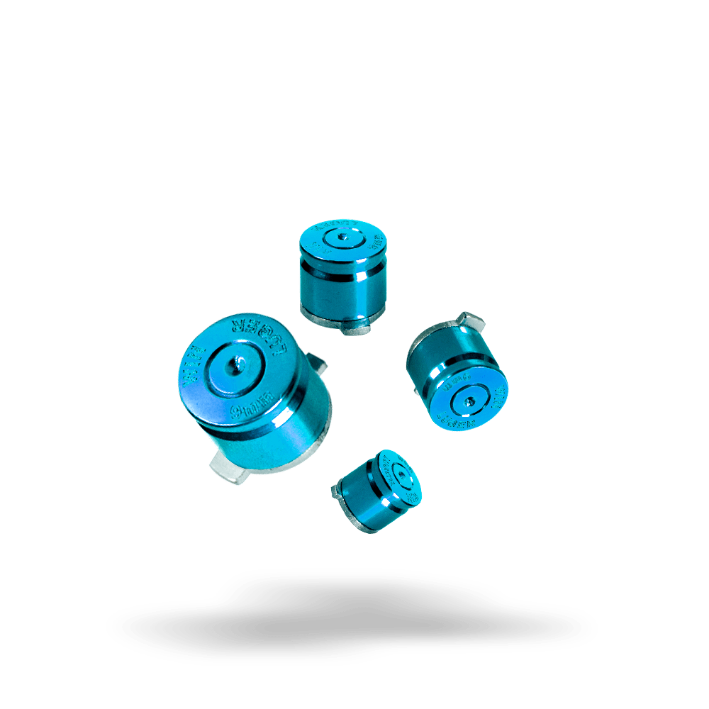 PS5 Metal Blue Buttons - Custom PS5 Controller | Draw my Pad