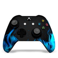 coque-xbox-one-s-x-custom-blue-fire-draw-my-pad