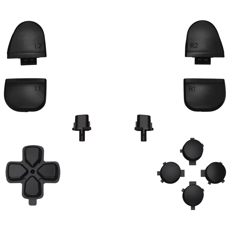 boutons PS5 noirs