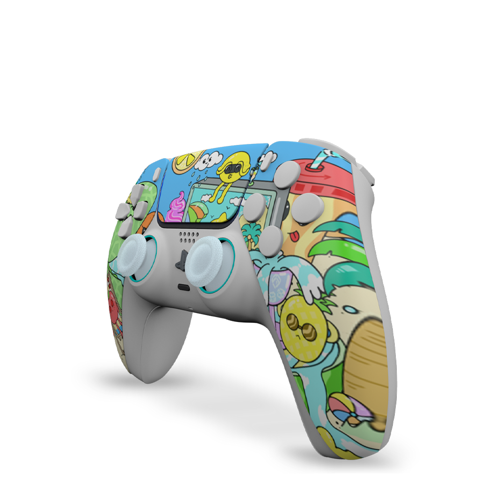 manette-Ps5-custom-fruity-party-droite-draw-my-pad