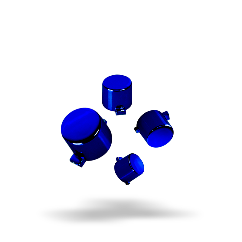 boutons-PS4-custom-manette-personnalisee-drawmypad-chrome-bleu-seuls
