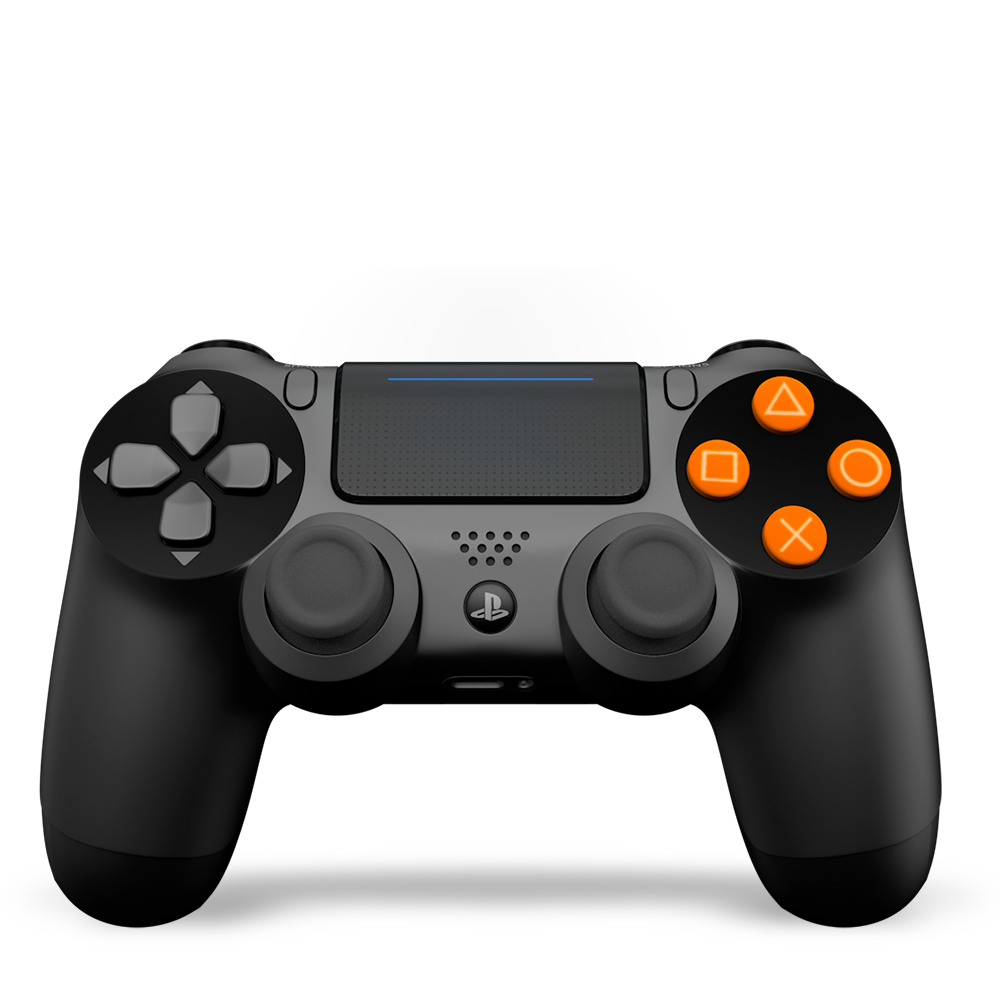 boutons-PS4-custom-manette-personnalisee-drawmypad-couleur-orange-symbole