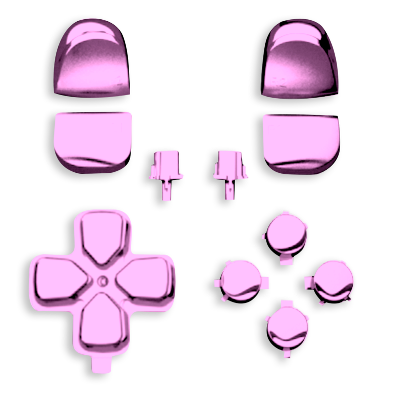 boutons-gachettes-manette-PS5-couleur-chrome-rose-accessoires-dualsense-drawmypad