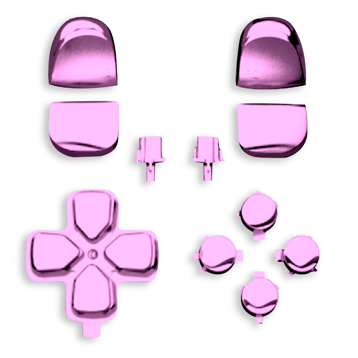 boutons-gachettes-manette-PS5-couleur-chrome-rose-accessoires-dualsense-drawmypad