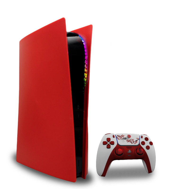 console-PS5-rouge-manette-japan-playstation-5-couleur-drawmypad