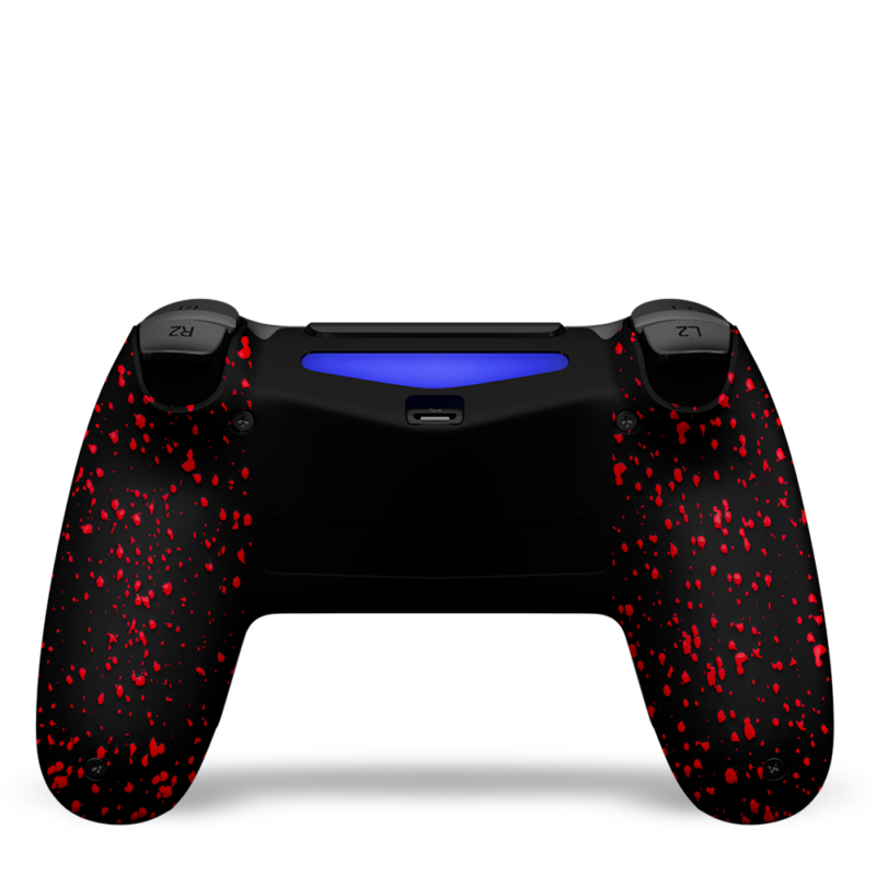 coque-arriere-PS4-custom-playstation-4-sony-personnalisee-drawmypad-grips-rouge