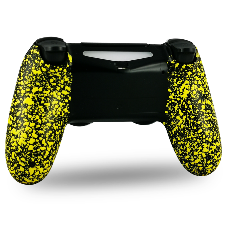 coque-arriere-personnalisee-PS4-manette-custom-playstation-4-grips-jaune