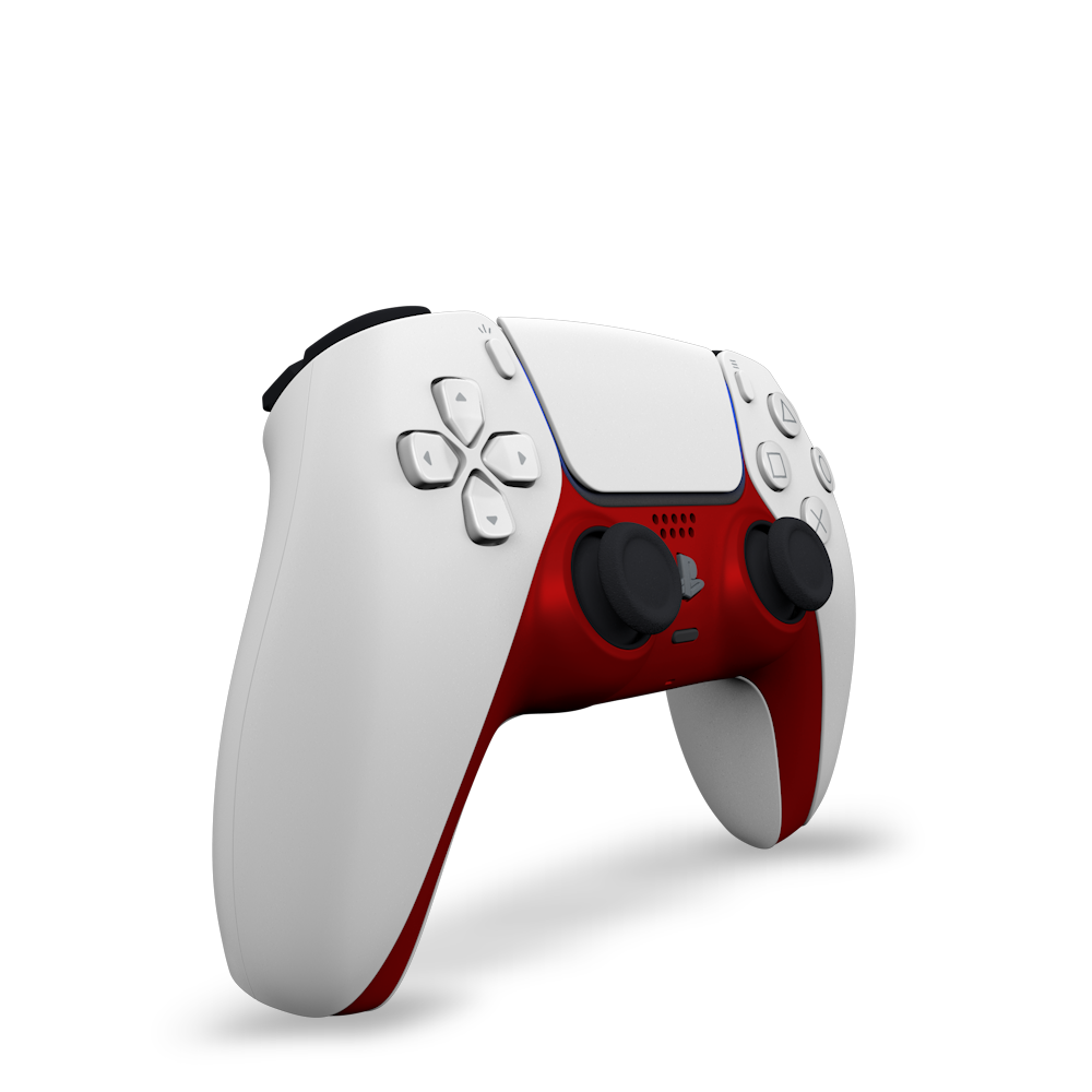 coque-centrale-manette-ps5-custom-red-soft-touch-personnalisation-dualsense-drawmypad-droite