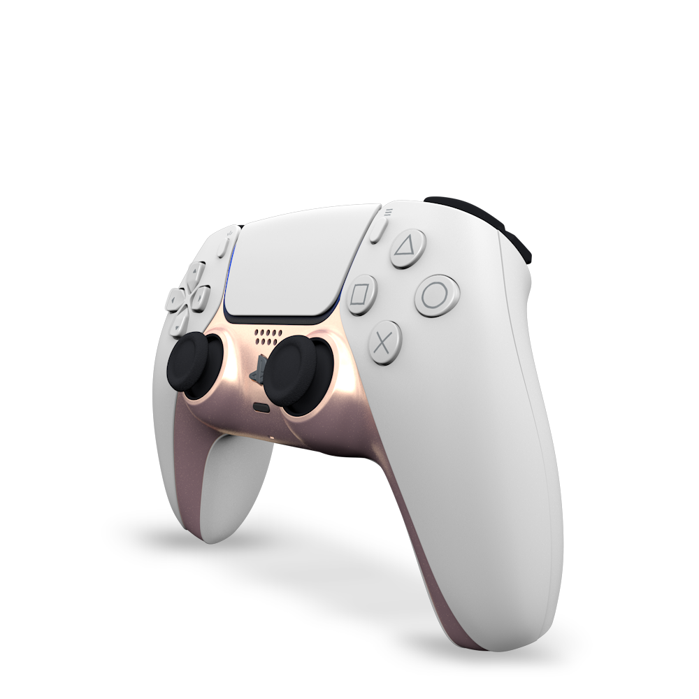 Coque centrale manette PS5 custom Rose Gold