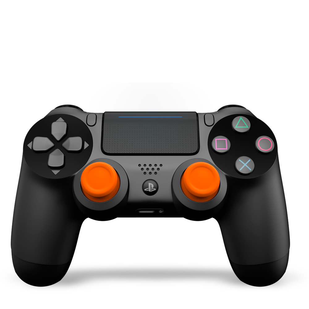 joysticks-PS4-custom-manette-personnalisee-drawmypad-couleur-orange