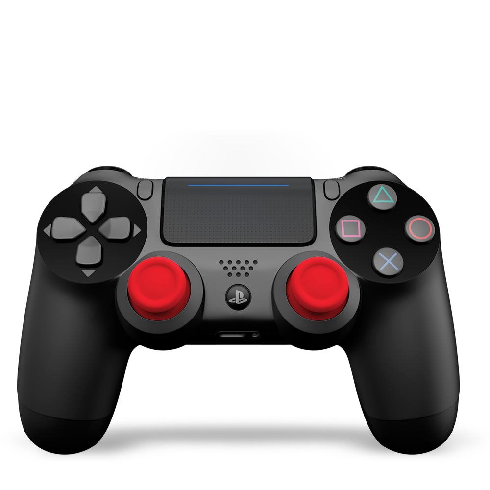 joysticks-PS4-custom-manette-personnalisee-drawmypad-couleur-rouge