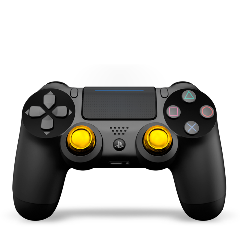 joysticks-PS4-custom-manette-personnalisee-drawmypad-metal-or