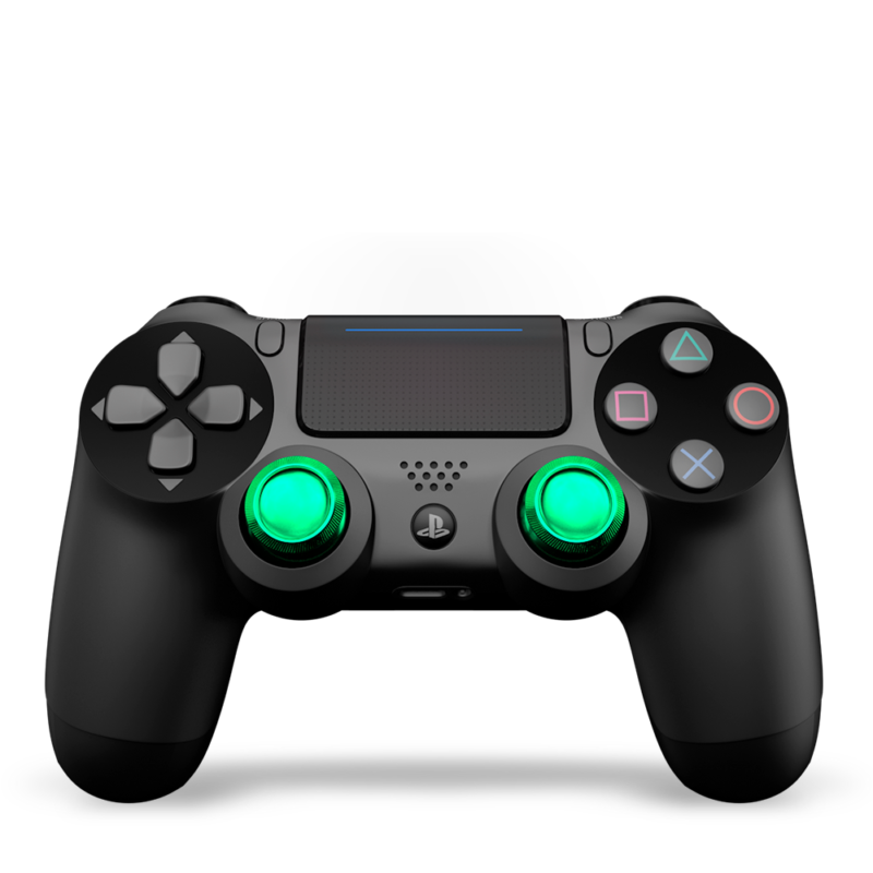 joysticks-PS4-custom-manette-personnalisee-drawmypad-metal-vert