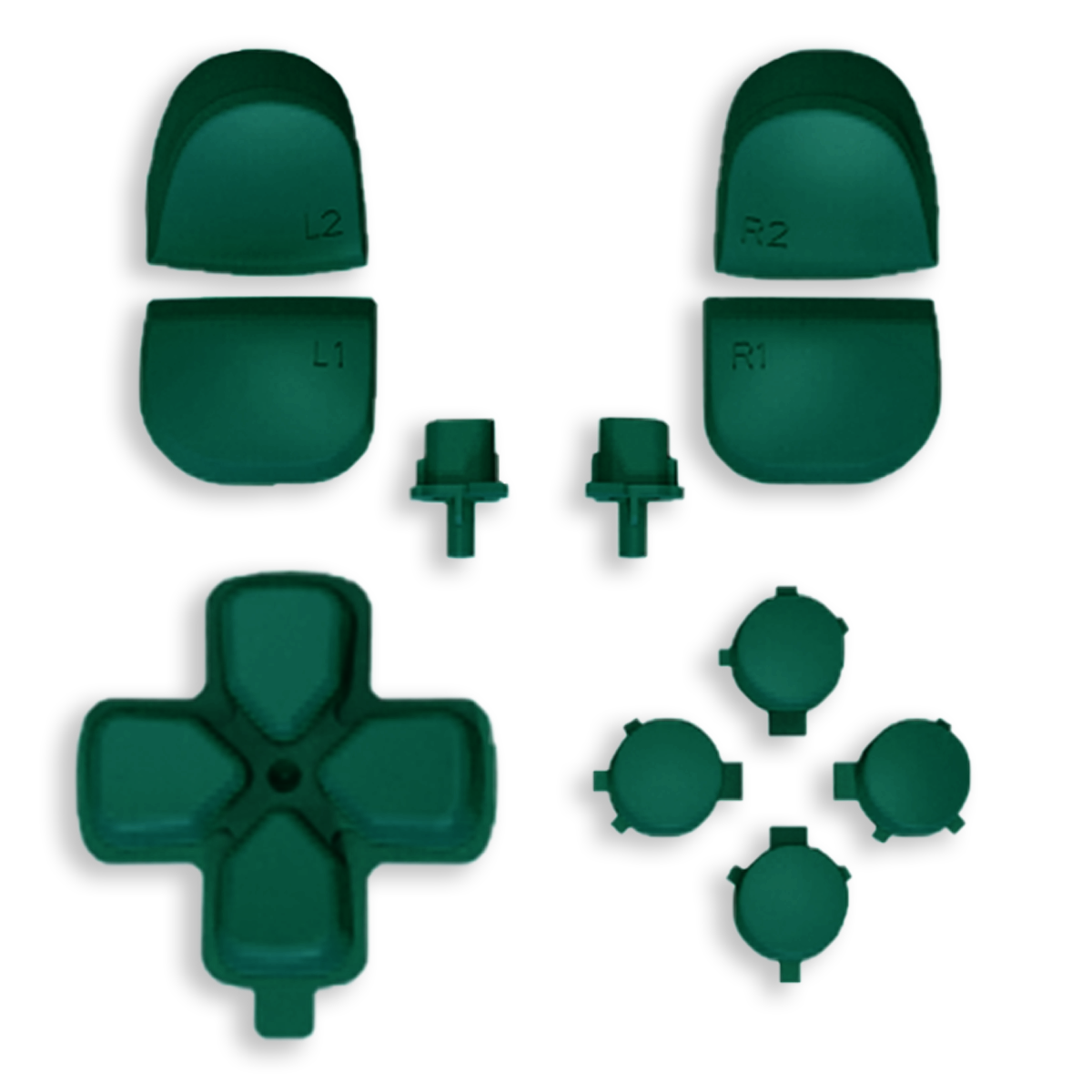 kit-boutons-gachettes-PS5-vert-fonce-custom-manette-dualsense-personnalisee-drawmypad