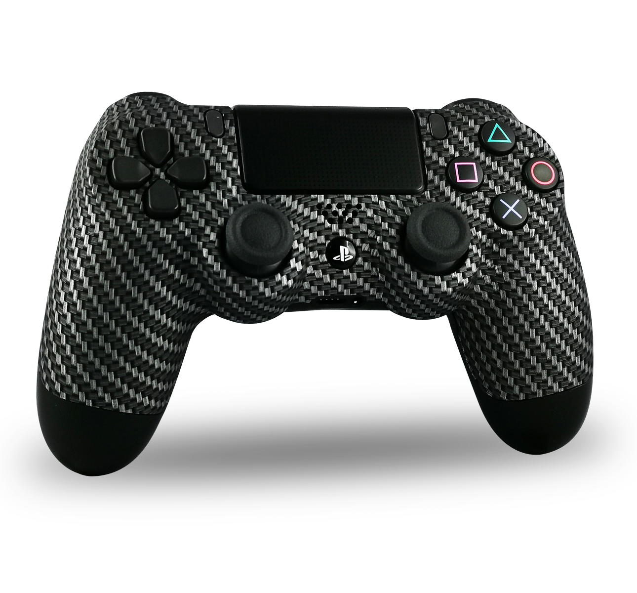 manette-PS4-custom-playstation-4-sony-personnalisee-drawmypad-carbone