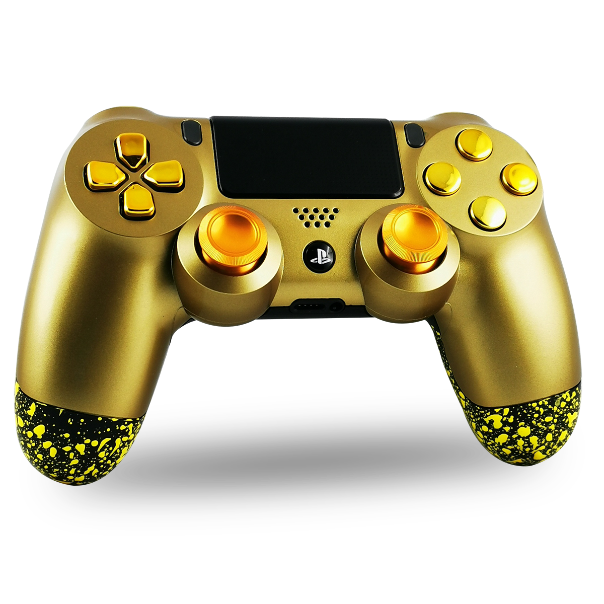 manette-PS4-custom-playstation-4-sony-personnalisee-drawmypad-gold-yellow