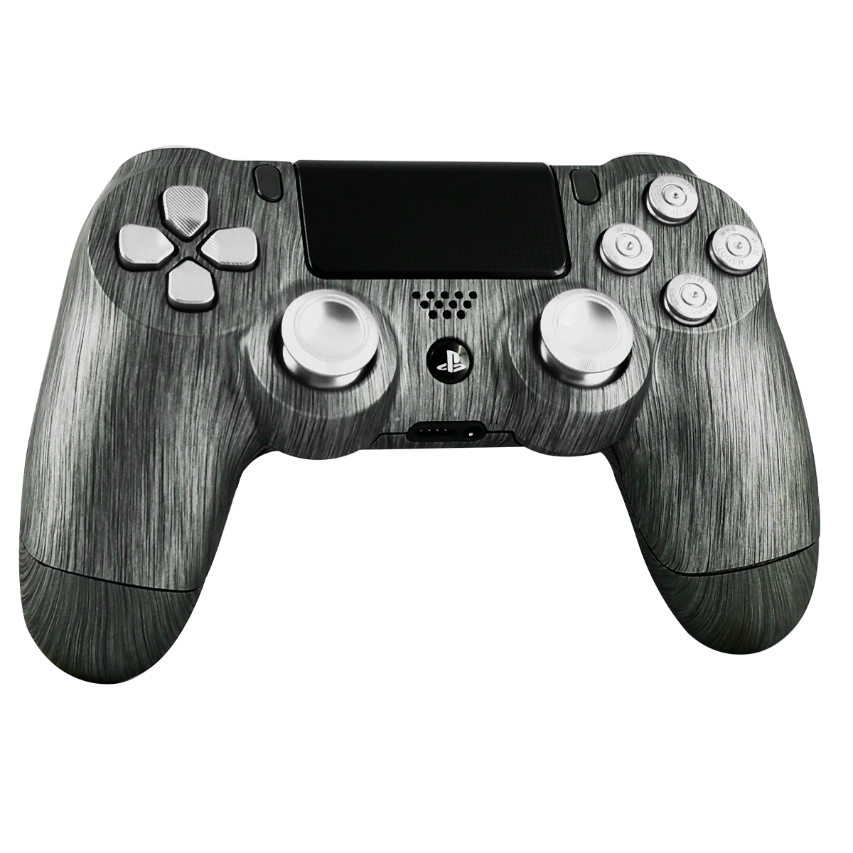 manette-PS4-custom-playstation-4-sony-personnalisee-drawmypad-london-argent