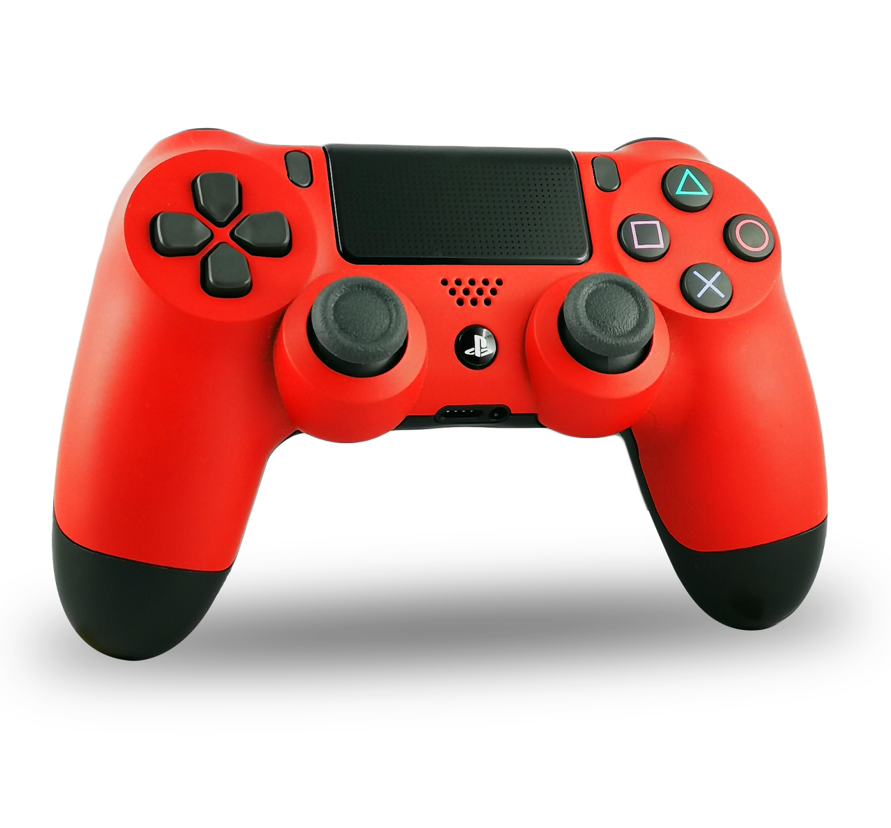 manette-PS4-custom-playstation-4-sony-personnalisee-drawmypad-rouge
