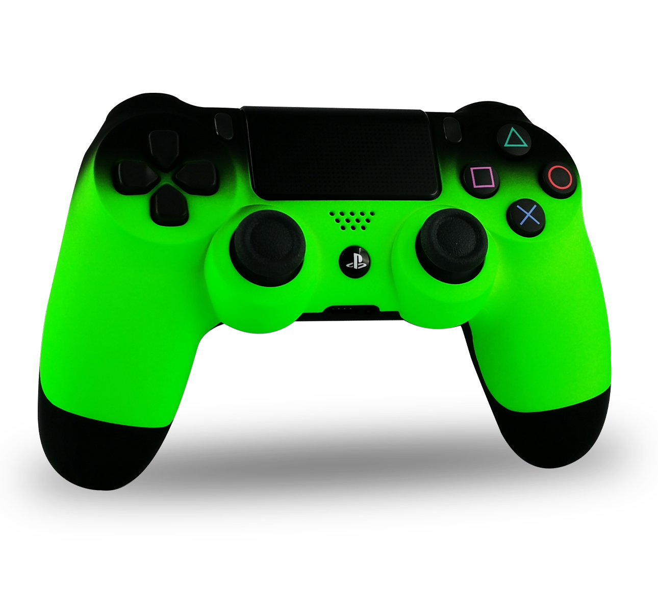 manette-PS4-custom-playstation-4-sony-personnalisee-drawmypad-shadow-green-soft-rouch