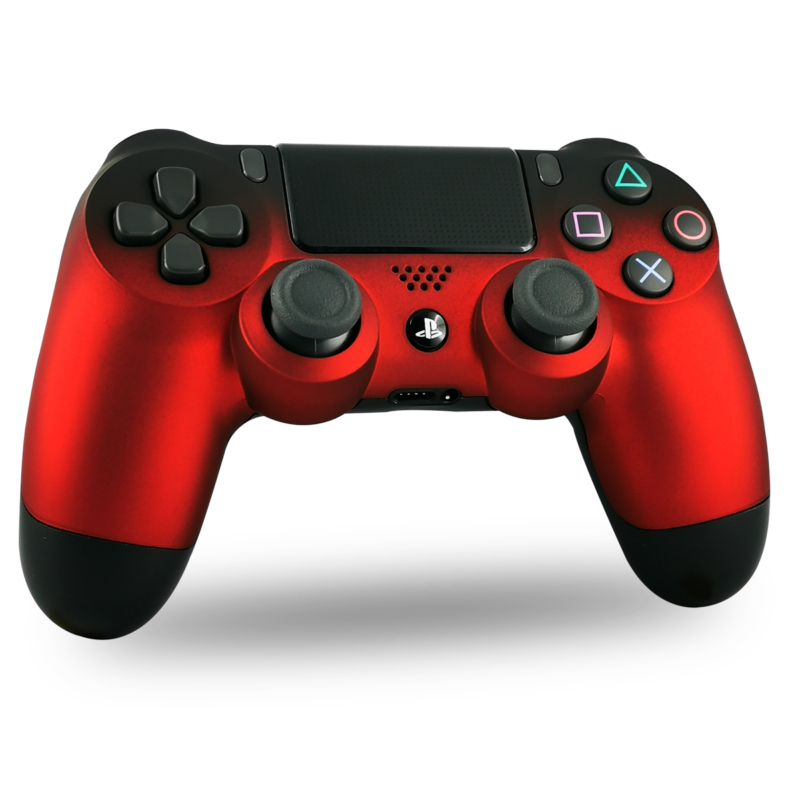 manette-PS4-custom-playstation-4-sony-personnalisee-drawmypad-shadow-red-soft-touch