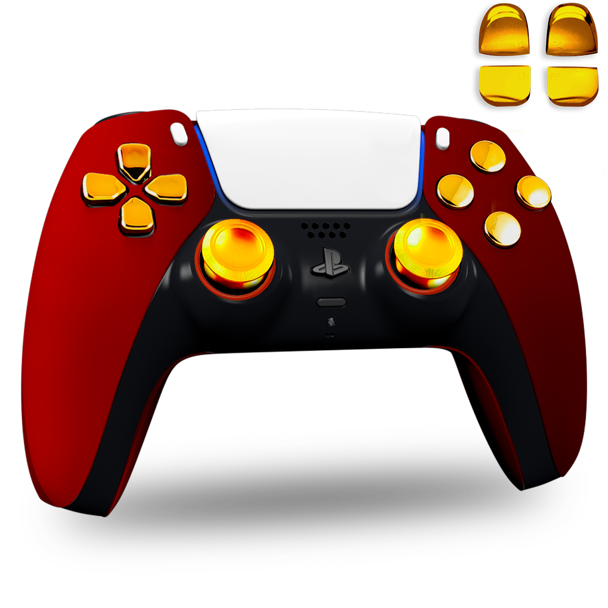 manette-ps5-custom-red-gold-dualsense-personnalisee-drawmypad