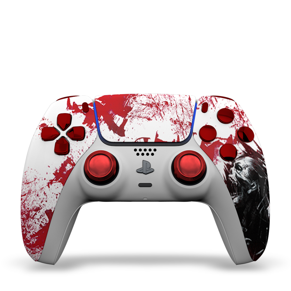 Manette PS5 custom Blood - Personnalisation PS5