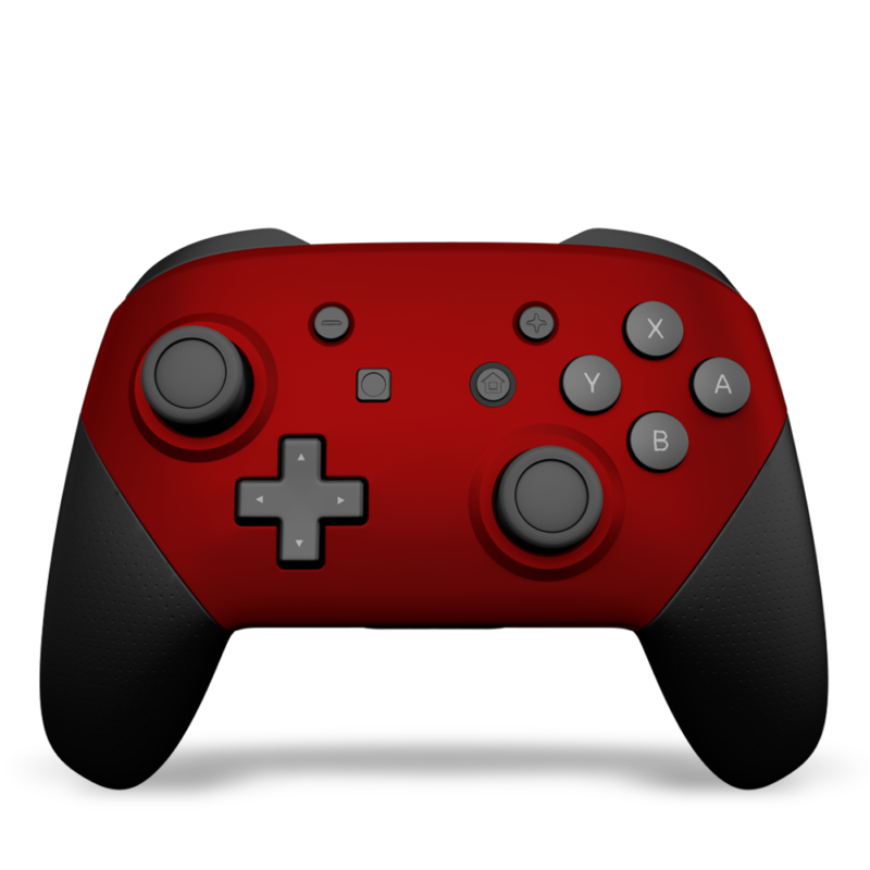 manette-switch-pro-custom-nintendo-personnalisee-drawmypad-red-soft-touch