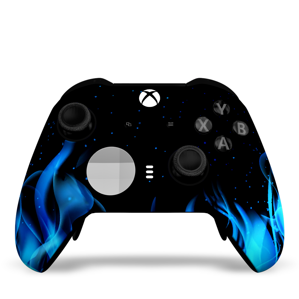 Manette Xbox One Elite série 2 custom Blue Fire