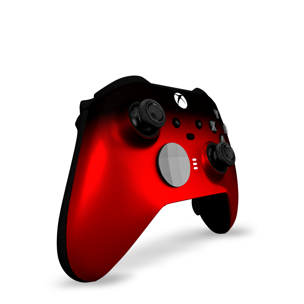 manette-xbox-elite-series-2-custom-red-shadow-soft-touch-draw-my-pad-gauche