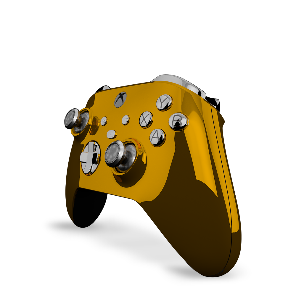 manette-xbox-serie-x-custom-gold-silver-draw-my-pad-droite